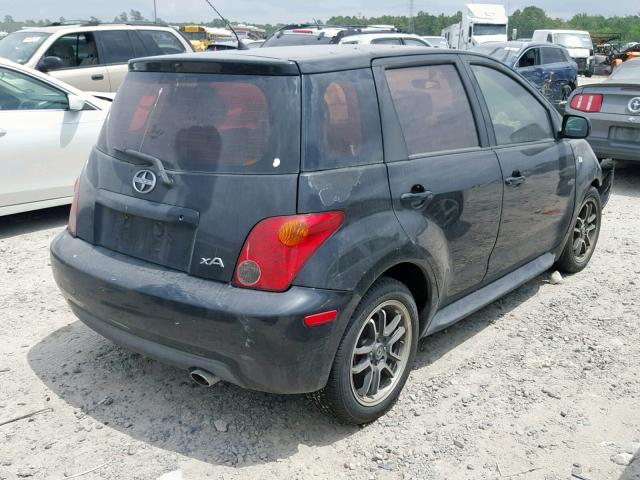 JTKKT624250095387 - 2005 TOYOTA SCION XA BLACK photo 4