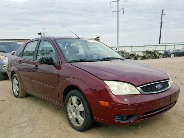 1FAHP34N66W190761 - 2006 FORD FOCUS ZX4 RED photo 1