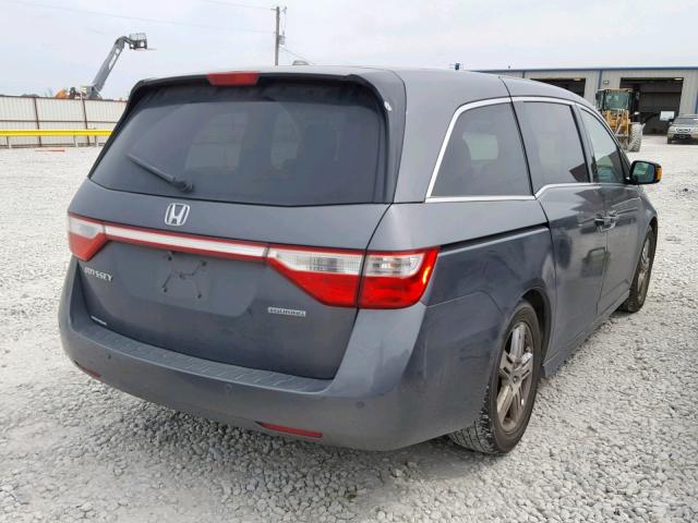 5FNRL5H92DB056110 - 2013 HONDA ODYSSEY TO GRAY photo 4