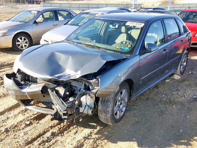 1G1ZT61876F187841 - 2006 CHEVROLET MALIBU MAX GRAY photo 2