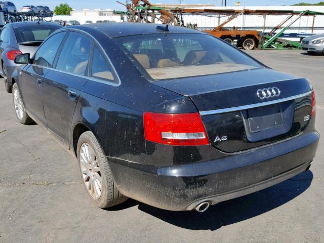 WAUDH74F56N157002 - 2006 AUDI A6 3.2 QUA BLACK photo 3