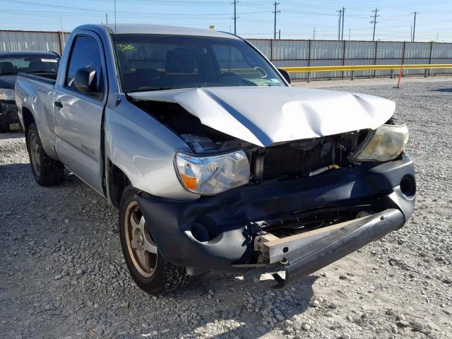 5TENX22N38Z522221 - 2008 TOYOTA TACOMA SILVER photo 1