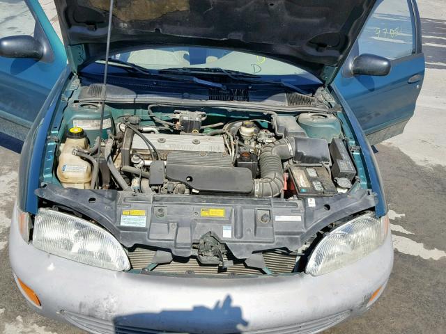 1G1JF52T2W7105669 - 1998 CHEVROLET CAVALIER L GREEN photo 7