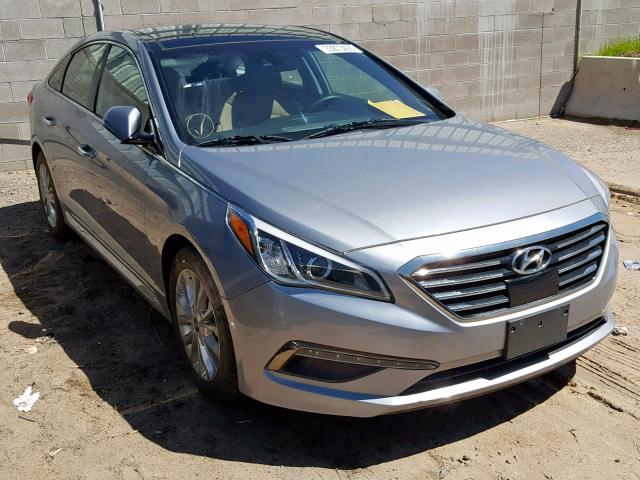 5NPE34AF7FH245851 - 2015 HYUNDAI SONATA SPO SILVER photo 1