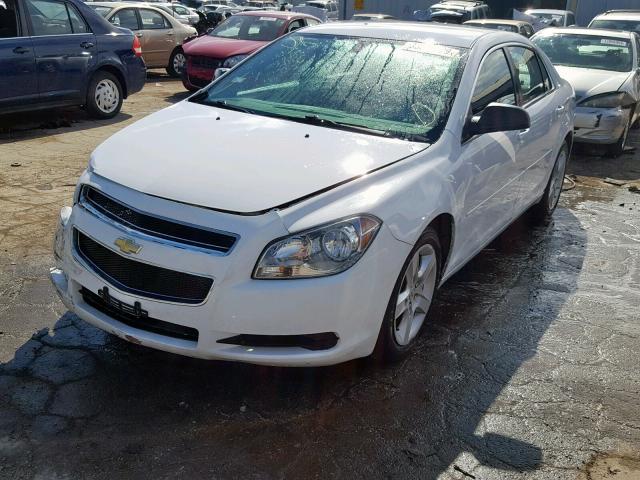 1G1ZB5EB2AF299362 - 2010 CHEVROLET MALIBU LS WHITE photo 2