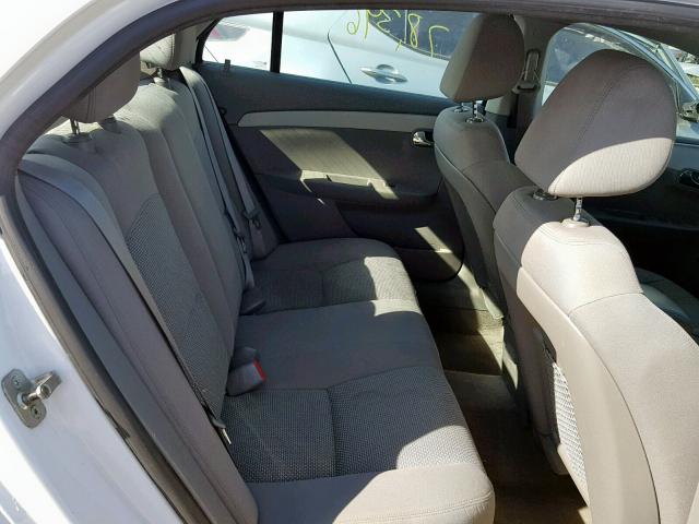 1G1ZB5EB2AF299362 - 2010 CHEVROLET MALIBU LS WHITE photo 6