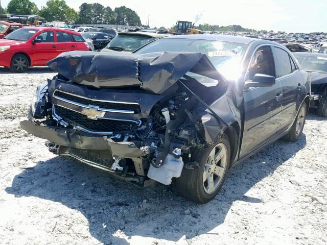 1G11B5SA3DF305652 - 2013 CHEVROLET MALIBU LS GRAY photo 2