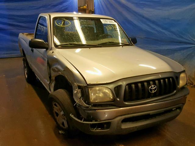 5TENL42N73Z265189 - 2003 TOYOTA TACOMA SILVER photo 1