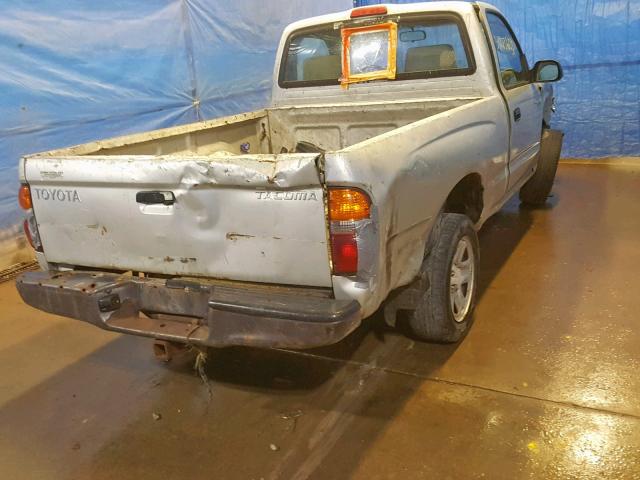 5TENL42N73Z265189 - 2003 TOYOTA TACOMA SILVER photo 3