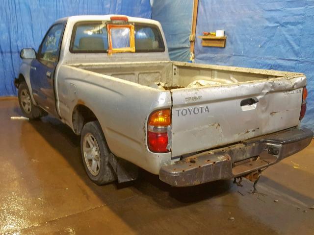 5TENL42N73Z265189 - 2003 TOYOTA TACOMA SILVER photo 4