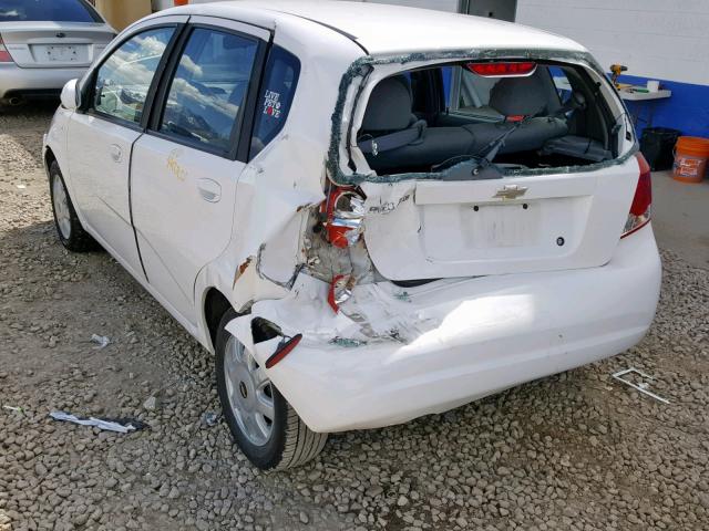 KL1TD62645B449870 - 2005 CHEVROLET AVEO BASE Ağ foto 3