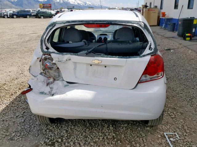 KL1TD62645B449870 - 2005 CHEVROLET AVEO BASE Ağ foto 9