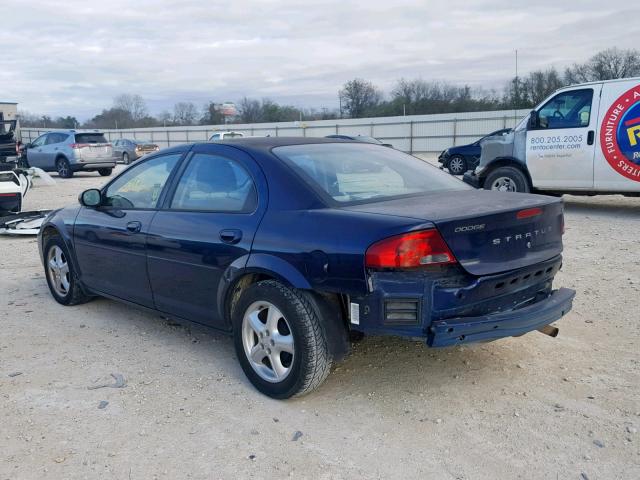 1B3EL46X56N230753 - 2006 DODGE STRATUS SX BLUE photo 3