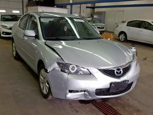 JM1BK12F681793689 - 2008 MAZDA 3 I SILVER photo 1