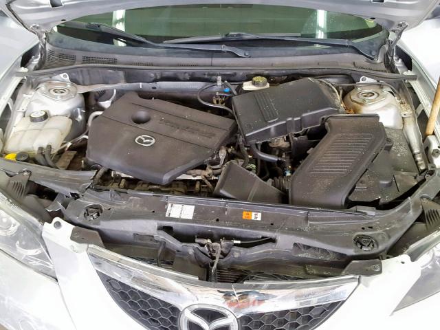 JM1BK12F681793689 - 2008 MAZDA 3 I SILVER photo 7