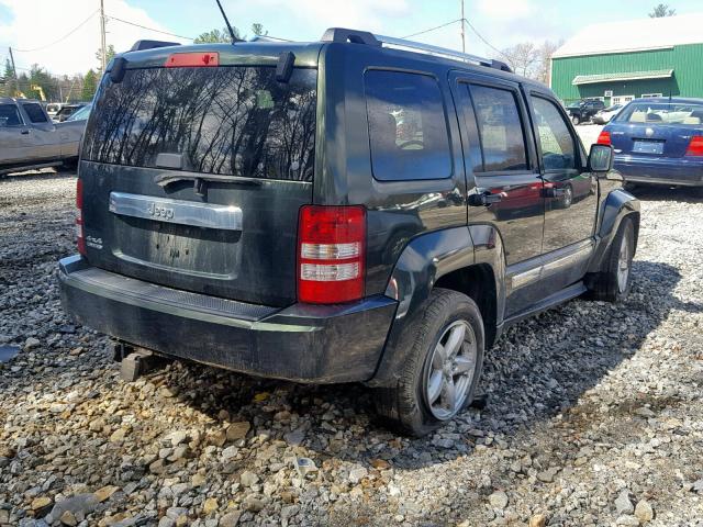 1J4PN5GKXAW159685 - 2010 JEEP LIBERTY LI GREEN photo 4