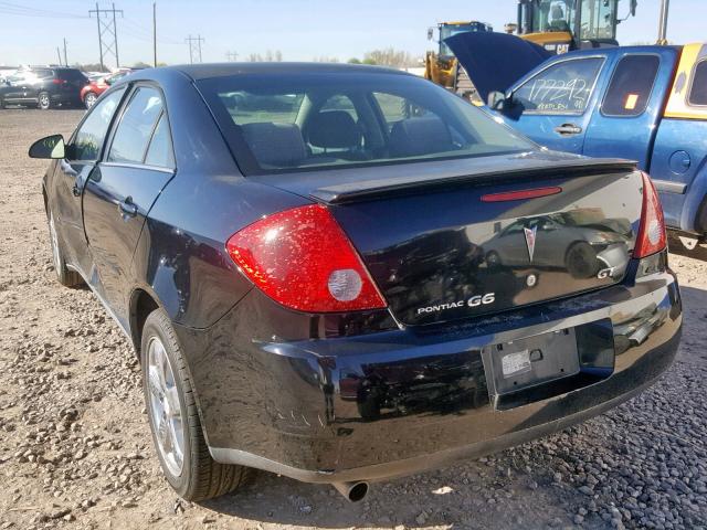 1G2ZH58N674226418 - 2007 PONTIAC G6 GT BLACK photo 3