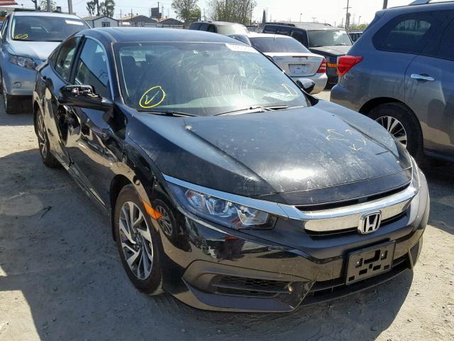 2HGFC2F72JH608280 - 2018 HONDA CIVIC EX BLACK photo 1