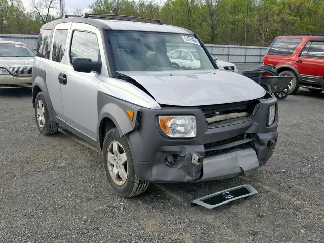 5J6YH285X3L051574 - 2003 HONDA ELEMENT EX SILVER photo 1