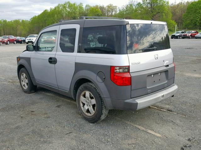 5J6YH285X3L051574 - 2003 HONDA ELEMENT EX SILVER photo 3