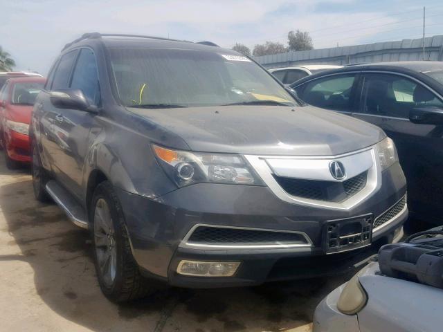 2HNYD2H70BH527159 - 2011 ACURA MDX ADVANC GRAY photo 1