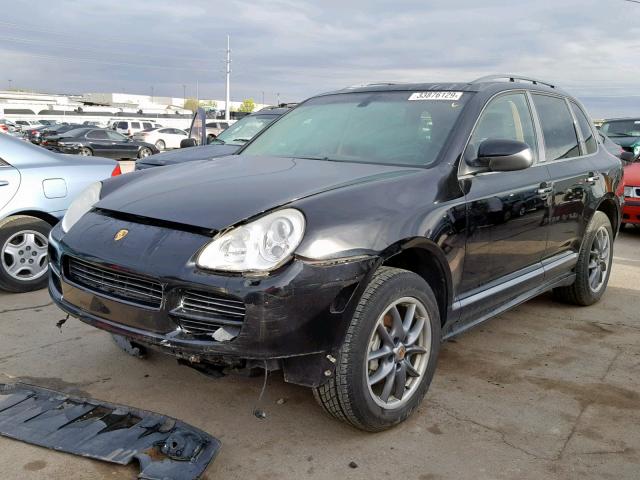 WP1AB29P06LA69349 - 2006 PORSCHE CAYENNE S BLACK photo 2