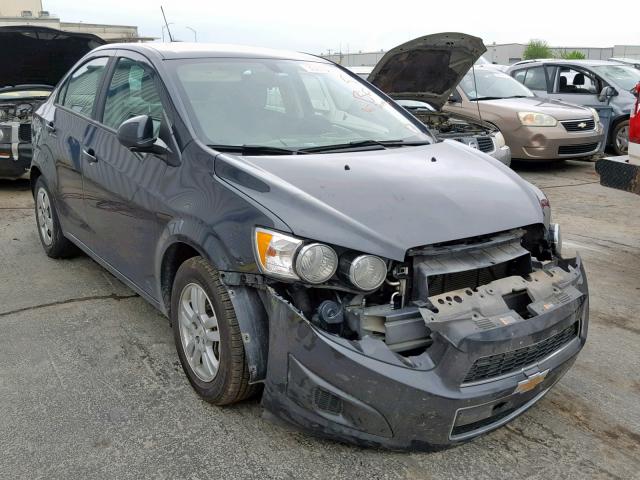 1G1JB5SH8G4149640 - 2016 CHEVROLET SONIC LS GRAY photo 1