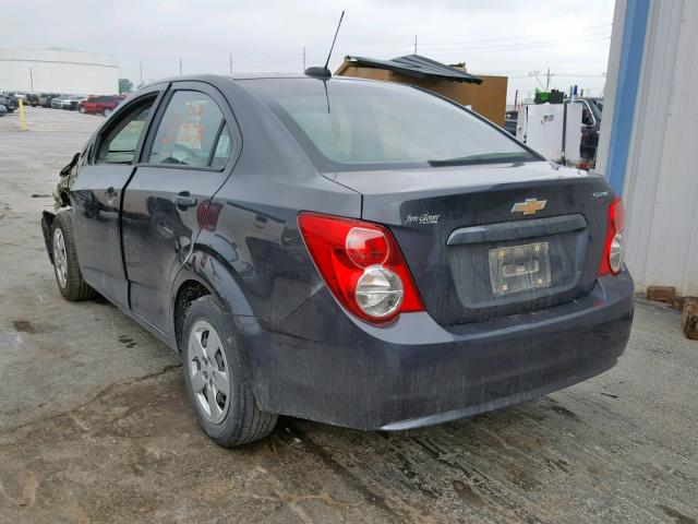 1G1JB5SH8G4149640 - 2016 CHEVROLET SONIC LS GRAY photo 3