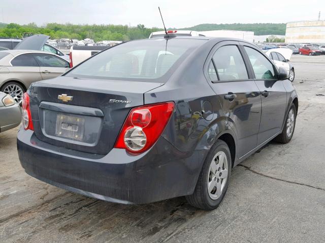 1G1JB5SH8G4149640 - 2016 CHEVROLET SONIC LS GRAY photo 4