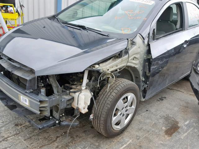 1G1JB5SH8G4149640 - 2016 CHEVROLET SONIC LS GRAY photo 9