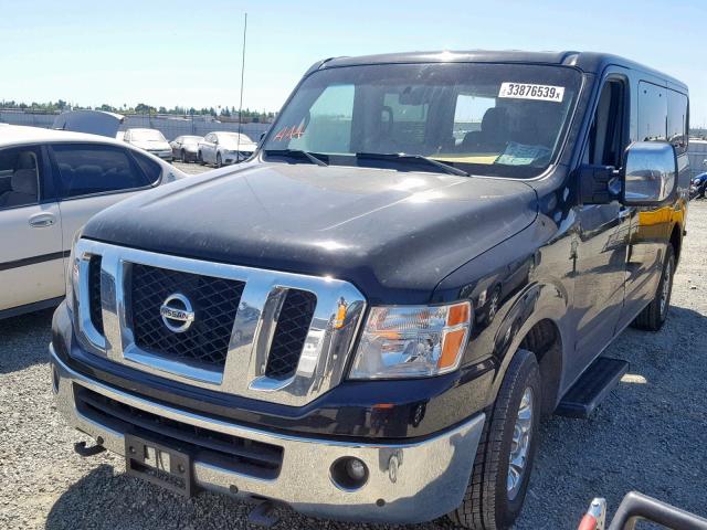 5BZAF0AA5DN202125 - 2013 NISSAN NV 3500 BLACK photo 2