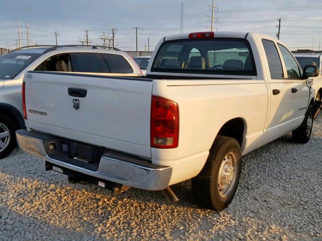 3D7KR28D06G103060 - 2006 DODGE RAM 2500 S თეთრი ფოტო 4