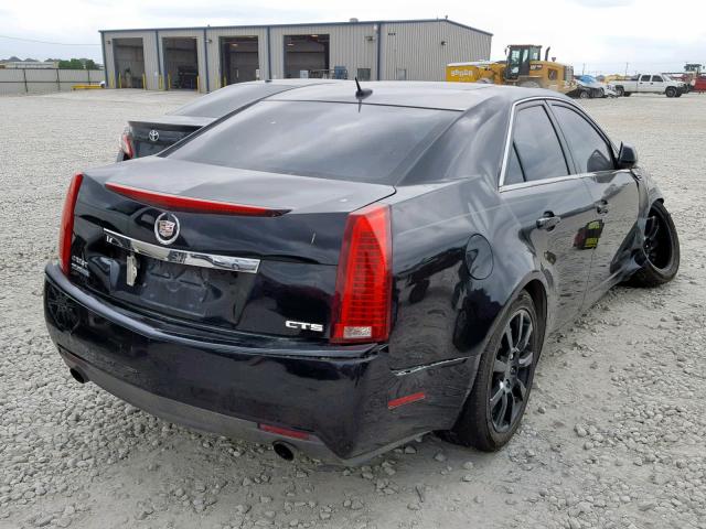 1G6DR57V280151894 - 2008 CADILLAC CTS HI FEA BLACK photo 4