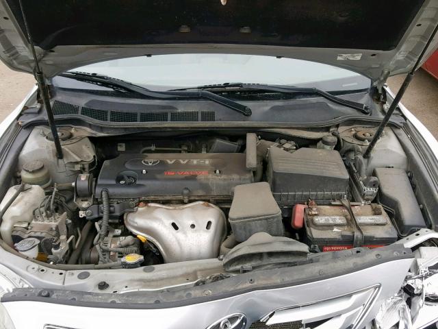 JTNBE46K173007375 - 2007 TOYOTA CAMRY NEW SILVER photo 7