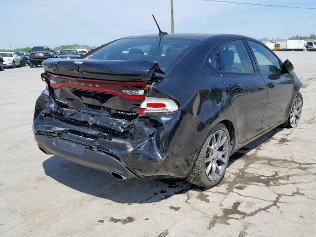 1C3CDFBB7FD173684 - 2015 DODGE DART SXT BLACK photo 4