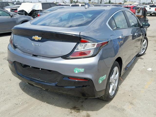 1G1RC6S52JU113171 - 2018 CHEVROLET VOLT LT GRAY photo 4