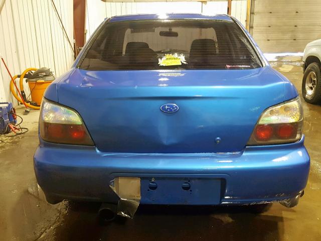 JF1GD296X3H509501 - 2003 SUBARU IMPREZA WR BLUE photo 9