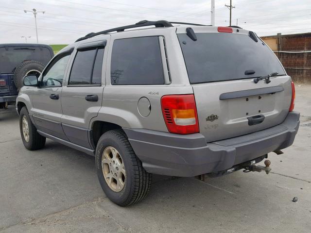 1J4GW48SX1C538533 - 2001 JEEP GRAND CHER GRAY photo 3