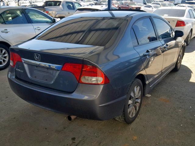 19XFA1F92BE004709 - 2011 HONDA CIVIC EXL GRAY photo 4