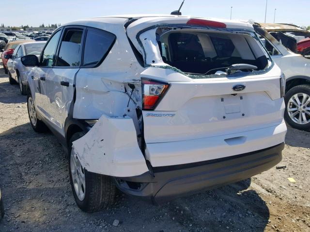 1FMCU0F79JUA42758 - 2018 FORD ESCAPE S WHITE photo 3