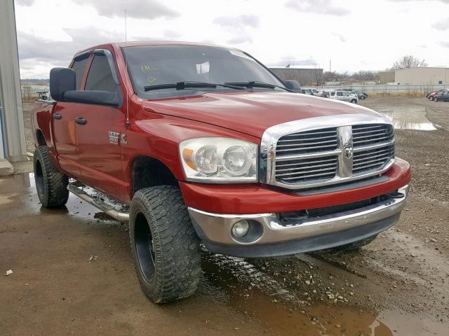 3D7KS28A18G233748 - 2008 DODGE RAM 2500 S RED photo 1