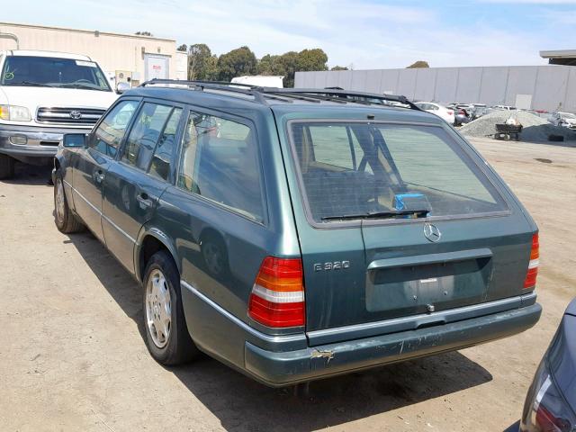 WDBEA92E6SF303069 - 1995 MERCEDES-BENZ E 320 GREEN photo 3