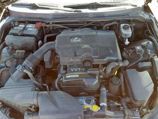 JTHBD182010008043 - 2001 LEXUS IS 300 BLACK photo 7