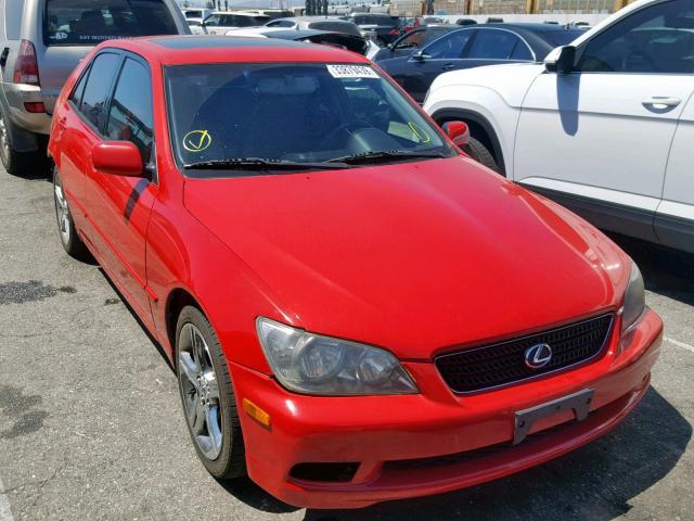 JTHBD192020047859 - 2002 LEXUS IS 300 RED photo 1