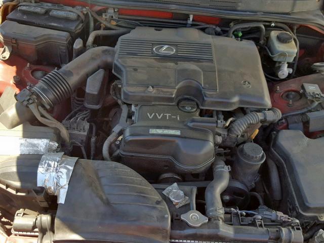 JTHBD192020047859 - 2002 LEXUS IS 300 RED photo 7