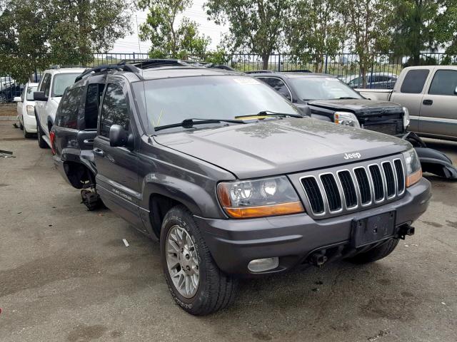 1J4GW58N92C325378 - 2002 JEEP GRAND CHER GRAY photo 1