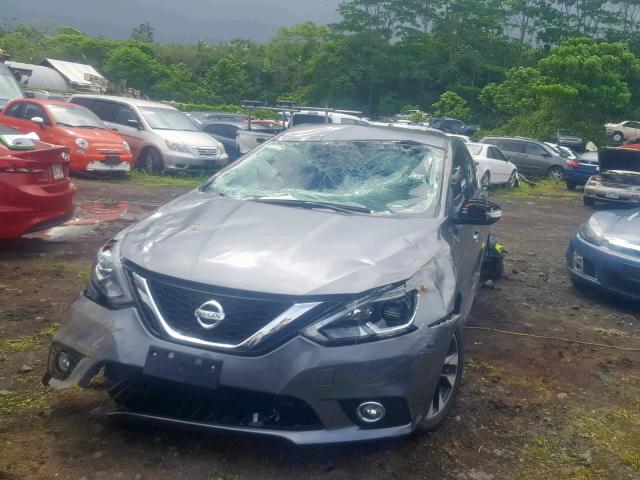 3N1AB7AP6KY213338 - 2019 NISSAN SENTRA S GRAY photo 2