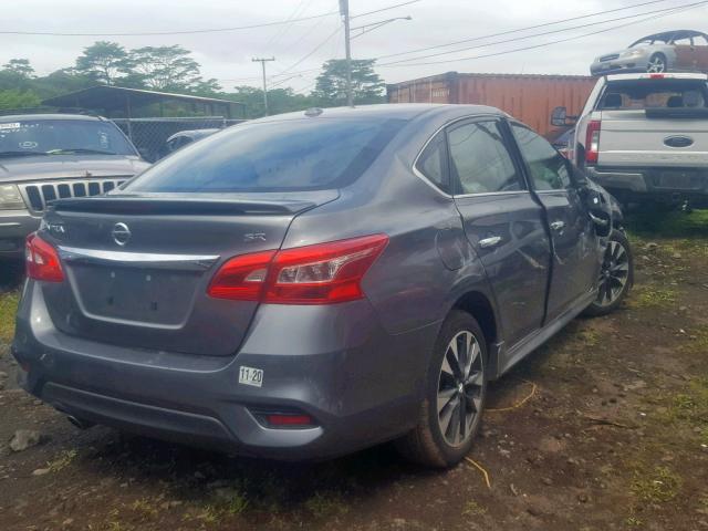 3N1AB7AP6KY213338 - 2019 NISSAN SENTRA S GRAY photo 4