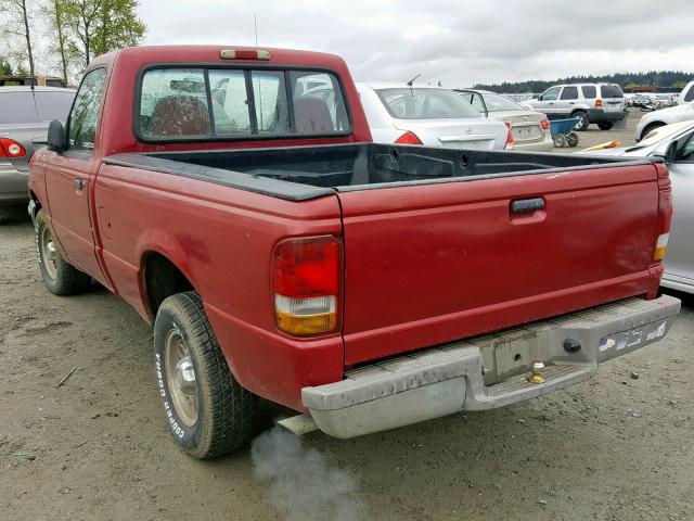 1FTCR10A1RUA07322 - 1994 FORD RANGER RED photo 3