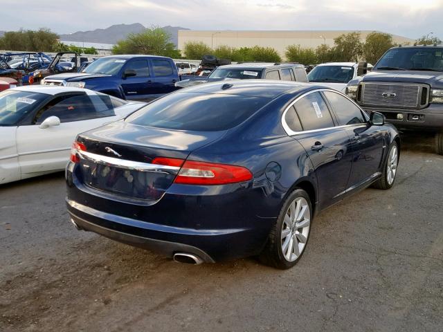 SAJWA0FA8AHR66253 - 2010 JAGUAR XF LUXURY BLUE photo 4